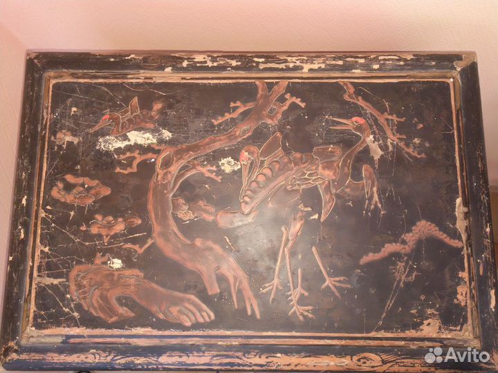 Шкатулка-столик китайская раритет