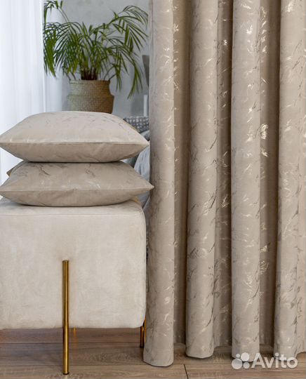 Шторы премиальный бархат Мармор-04