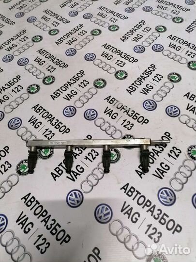 Топливная рейка с форсунками Чери Вери А13