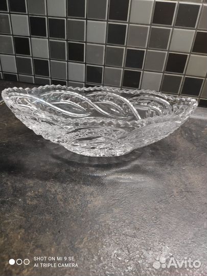 Ваза хрустальная СССР