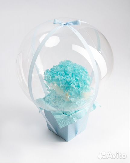 Большой букет в шаре (Наличие. Доставка)