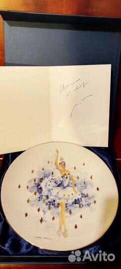 Тарелка ифз фея нежности с автографом автора