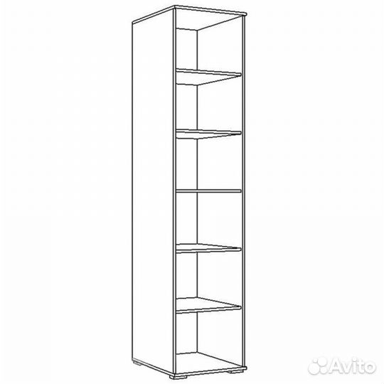 Пенал Ненси ясень/капучино глянец