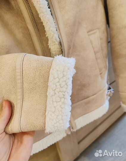 Дубленка авиатор женская