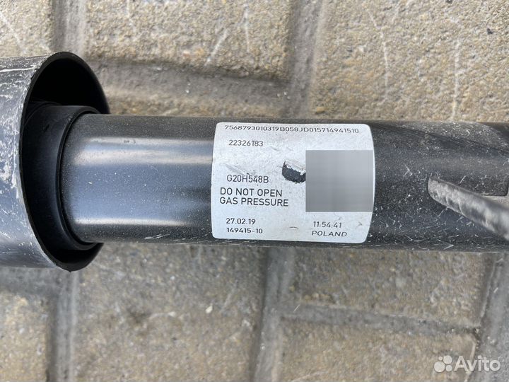 Задние амортизаторы на BMW G20