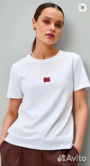 Футболка однотонная hugo