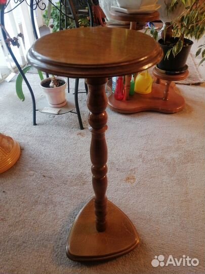 Подставка для цветов напольная деревянная