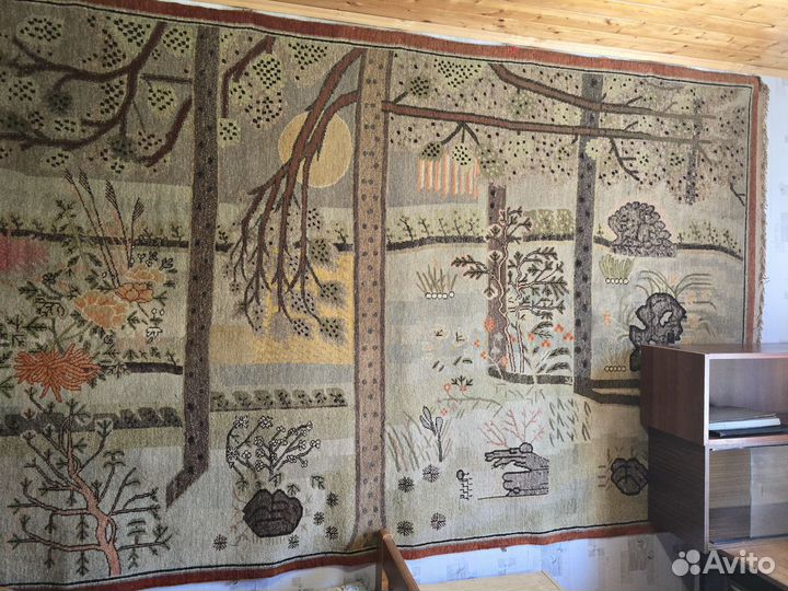 Китайский ковер 100% шерсть антиквариат