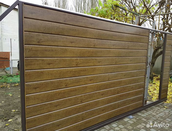 Откатные ворота в наличии новые