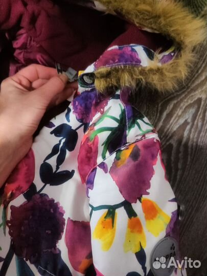 Зимний костюм для девочки 110