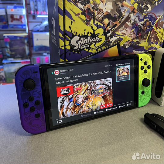 Nintendo switch oled splatoon 3 edition 320gb