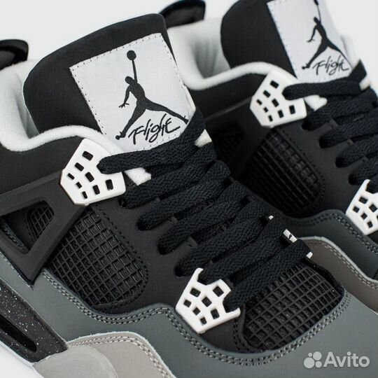 Nike Air Jordan 4 Black Grey new