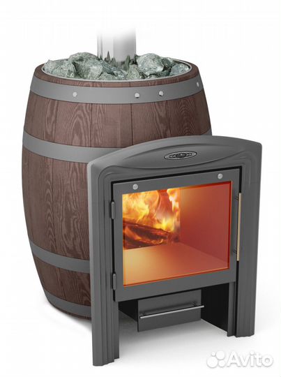 Печь Для Бани Вариата Inox Баррель