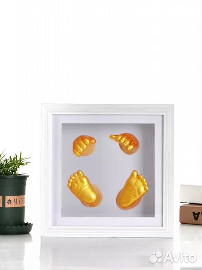 Зд фоторамка слепки ручек и ножек (2 комплекта)