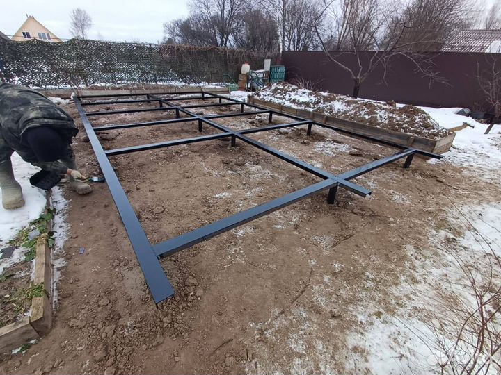 Сваи винтовые под ключ установка