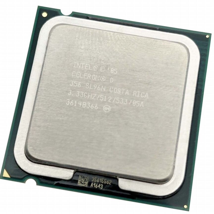 [SL96N] Процессор Intel Celeron D 356 3.33 Ghz Sl96n