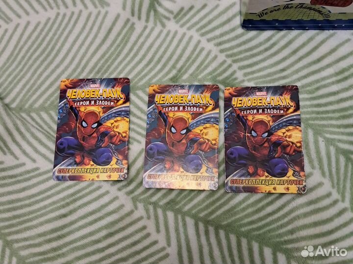 Карточки человек паук
