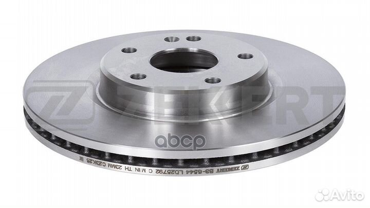 Диск торм. перед. Geely Coolray 18- BS6544 Zekkert