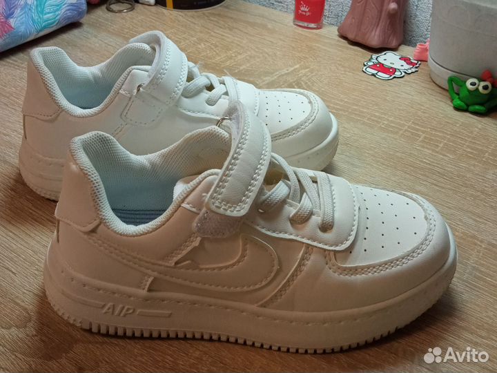 Кеды белые для девочки 30 размер