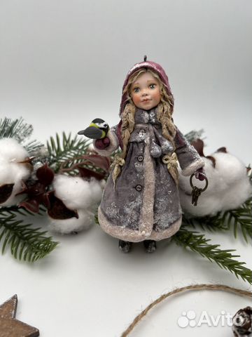 Ватные игрушки на елку