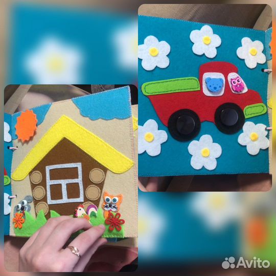 Книжки из фетра