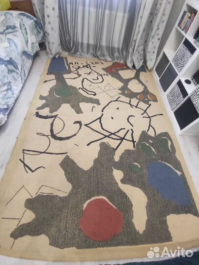 Ковер палас 2/3 бу Франция шерсть 100%