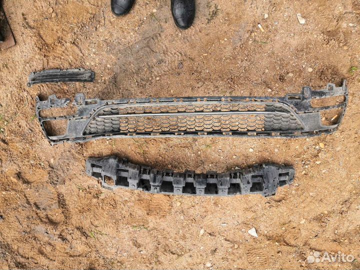 Решетка бампера переднего kia rio 3 рестайлинг