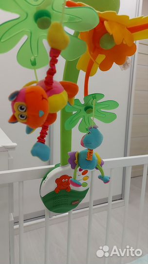 Мобиль tiny love с переходником для батареек