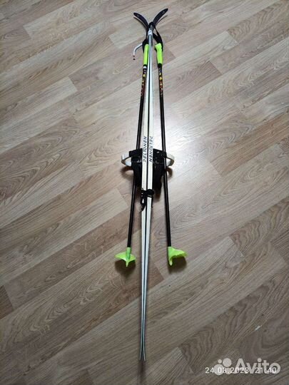 Лыжи детские с палками