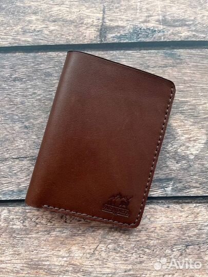 Обложка для автодокументов натуральная кожа