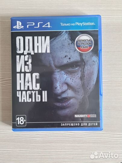 Диск с игрой Одни из нас2 на ps4
