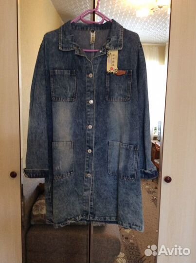Куртка джинсовая р. 52-54