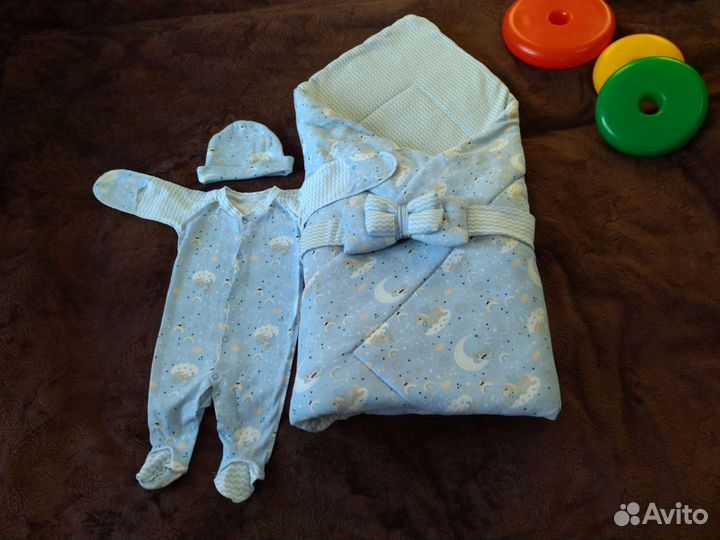 Конверт одеяло на выписку весна осень