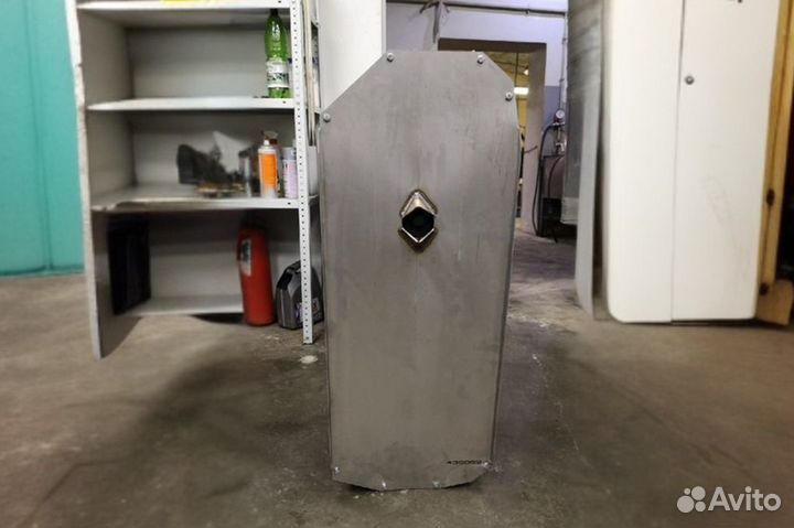 Алюминиевый бак Pajero Sport 1 с защитой