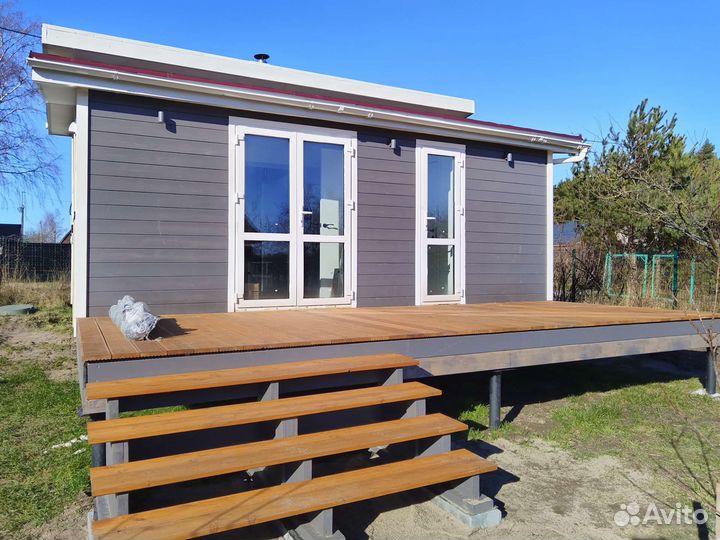 Жилой теплый дом 33 кв.м