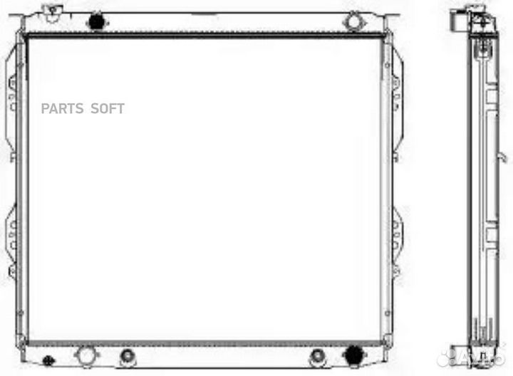 Радиатор охлаждения Тойота Секвойя 2000