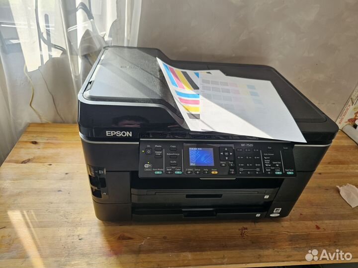 Мфу Epson wf7520 A3 с Wi-Fi