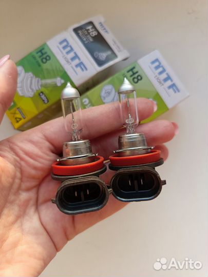 Лампы автомобильные mtf light h8 12v 35w