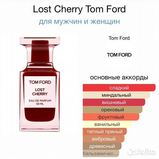 Духи лост черри / Tom ford lost cherry