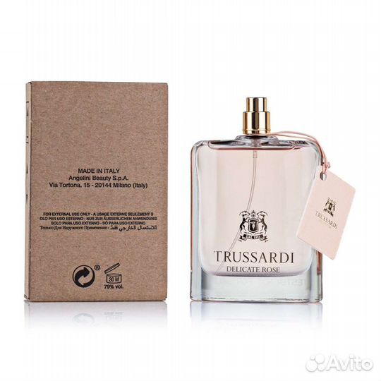Парфюм trussardi Delicate Rose100мл тестер