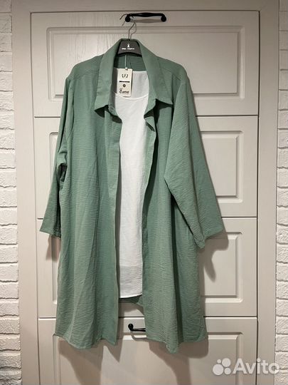 Новая Блузка с накидкой 68