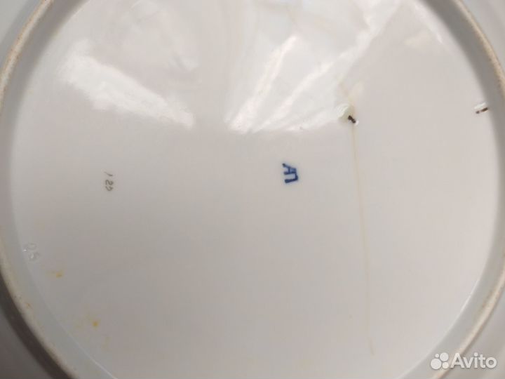 Дореволюционный русский фарфор ампир Попов