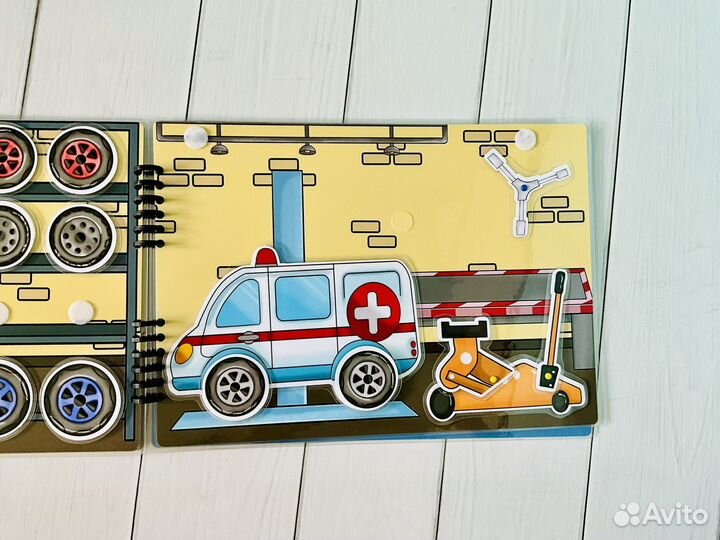 Шиномонтаж альбом на липучках