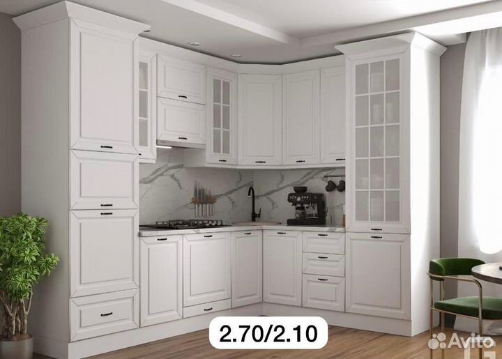 Цена за весь белый белый кухонный гарнитур