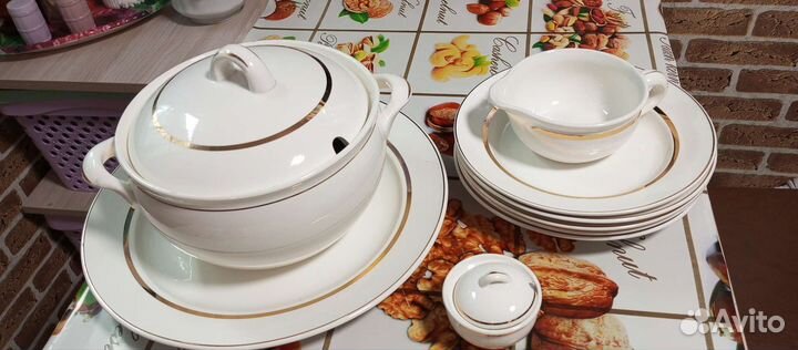 Набор столовой посуды бу