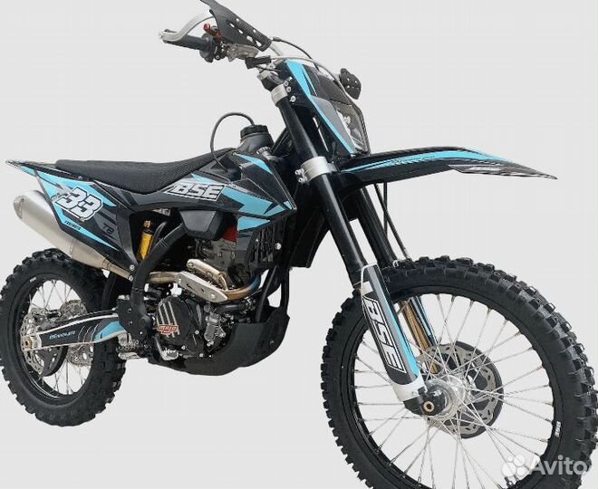 Эндуро / кроссовый мотоцикл BSE T8 Neon Blue (015)