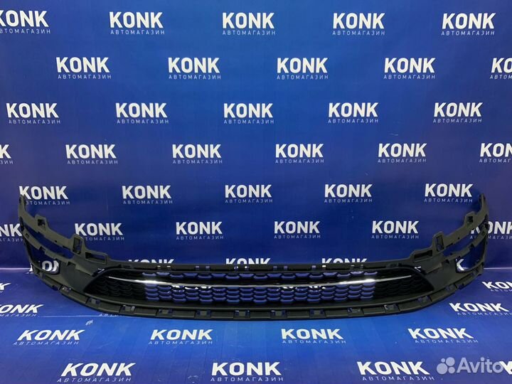 Решетка в бампер на Киа Рио 2015-2017