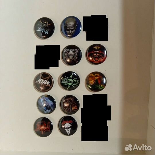 Нашивки Жетоны Значки Металл-Рок