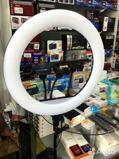 Кольцевая лампа 45 см RGB Большая