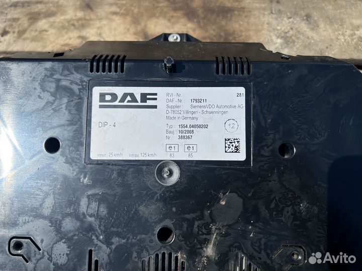 Панель приборов DAF XF105